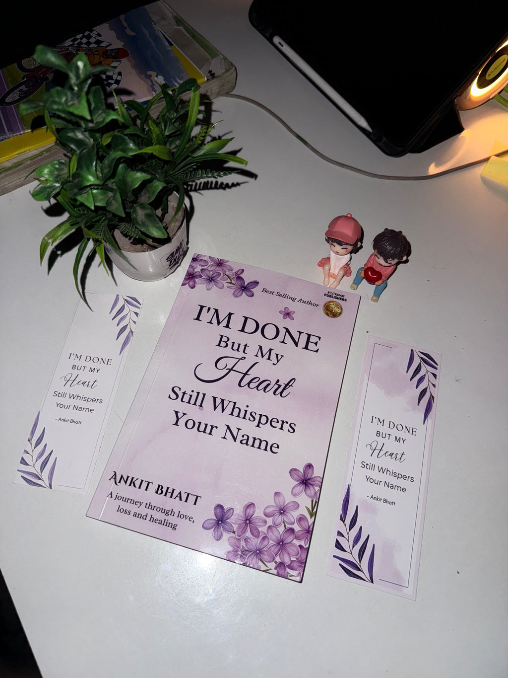 SIGNED COPY + LETTER + BOOKMARK 📕 OF I’m DONE BOOK ( ANKIT BHATT )